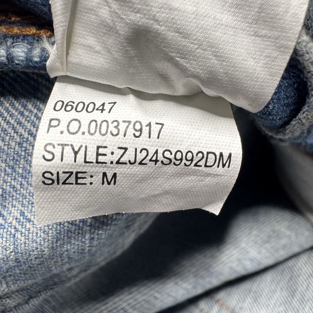 Vtg Calvin Klein Jeans Denim Bib Overalls Women Blue Carpenter Y2K 90s Medium - Picture 5 of 6